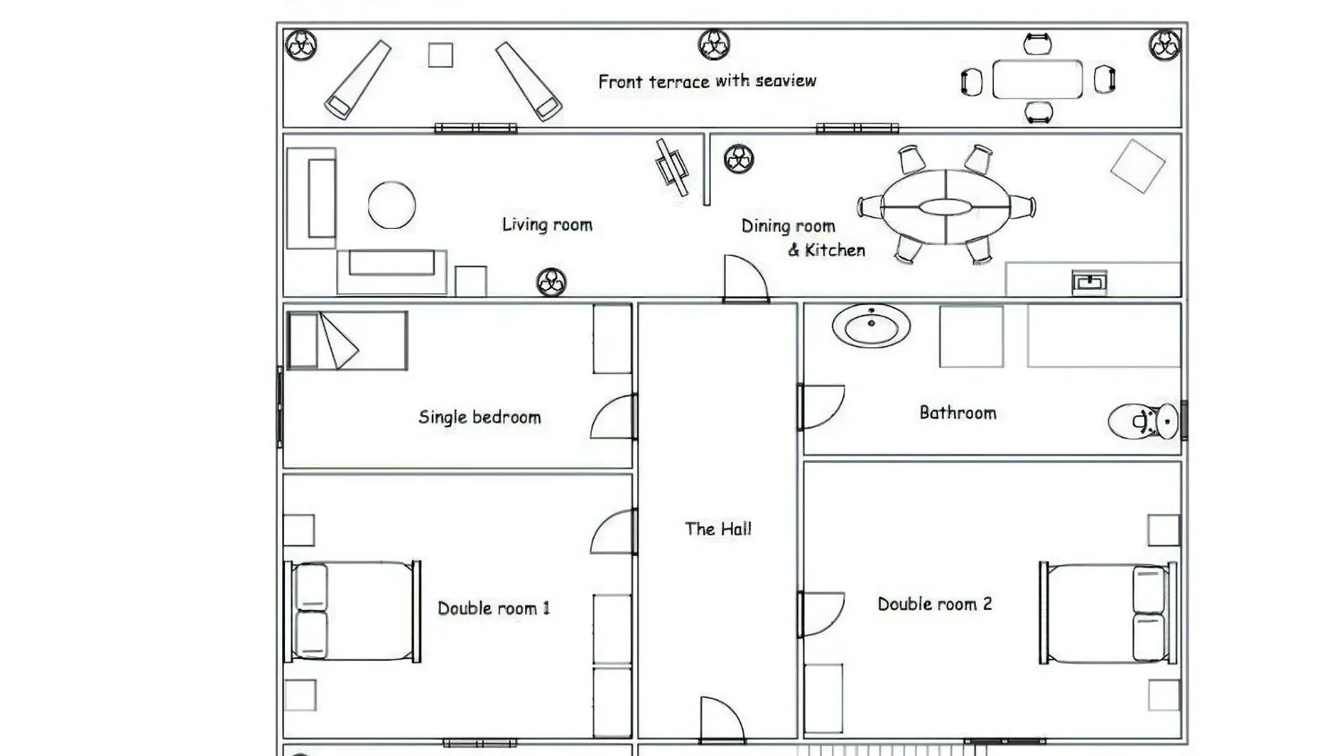 Geraeumige Ferienwohnung Mit Meerblick Trogir Chorvatsko